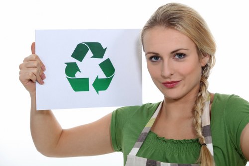 Satisfied customer enjoying cleared garden